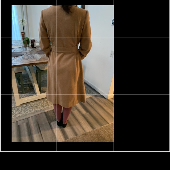❤️SOLD❤️Pendleton Camel Wool Wrap Coat XS - Picture 10 of 11